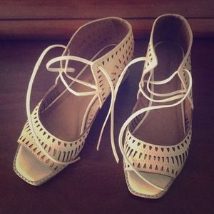 Jeffery Campbell Free People Rodillio wedge sandal